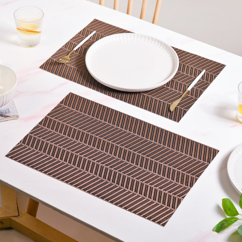 Walnut Weave Placemat Set Of 6