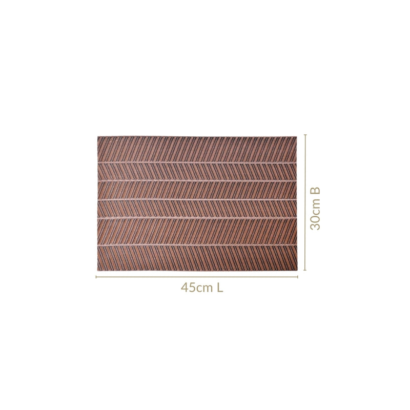 Walnut Weave Placemat Set Of 6