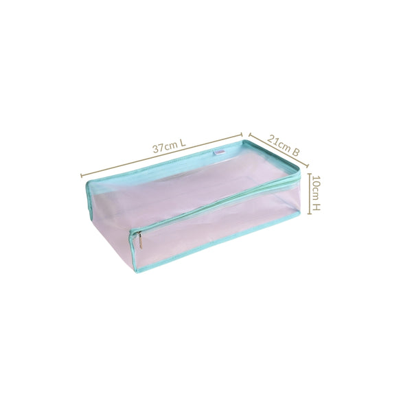 Wardrobe Organiser Storage Bags Pair In Aqua Green