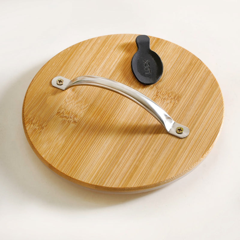 Water Dispenser With Bamboo Stand 2600ml