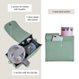 Mint Green Water Bottle Carrier Travel Bag With Sling