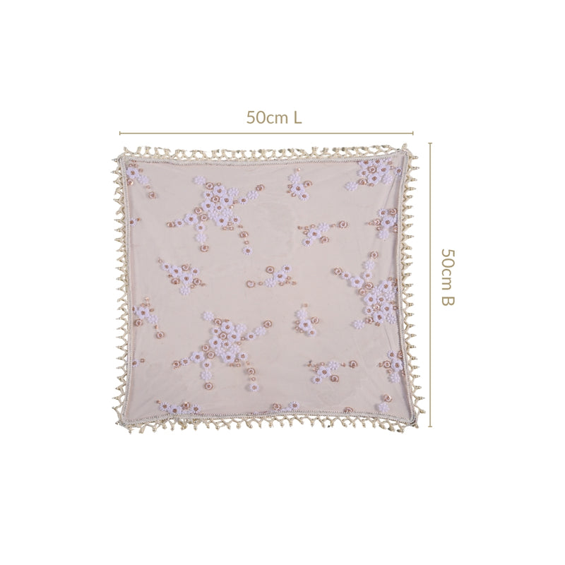 Wedding Shagun Thali Cover Set Of 2 In Lavender