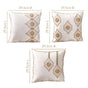 Mehrab Embroidered Zari Lace Cushion Cover Set Of 3