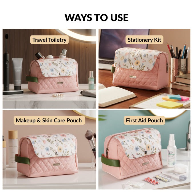 Flowercore Cosmetic Pouch