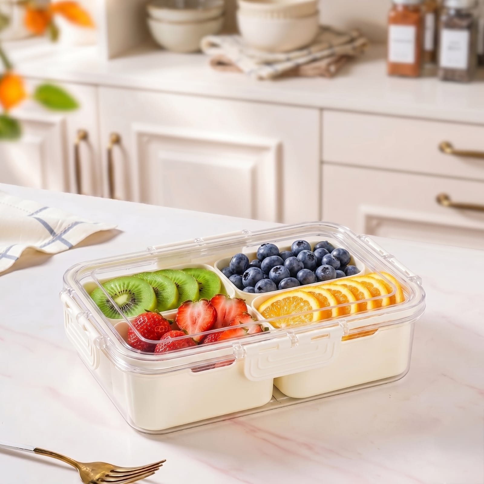 FreshGrid 4 Compartments Storage Box