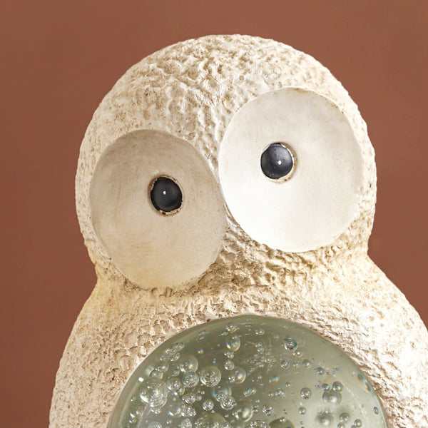 Owl Crystal Belly Tabletop Accent Large