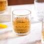 Set Of 6 Premium Ribbed Whiskey Glasses 250ml