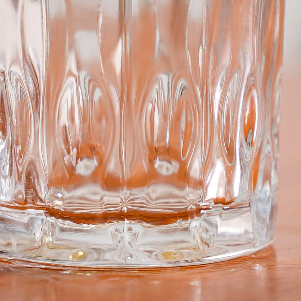 Set Of 6 Luxury Engraved Whiskey Scotch Glass 240ml