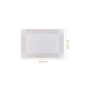 White And Cream Reversible Dining Table Mats Set Of 6