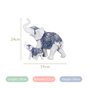 Mother & Baby White Elephant Decor Showpiece