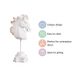 White Horse Decor Showpiece With Stand Large