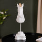 White Horse Decor Showpiece With Stand Large