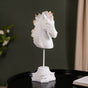 White Horse Decor Showpiece With Stand Large