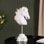 White Horse Decor Showpiece With Stand Large 