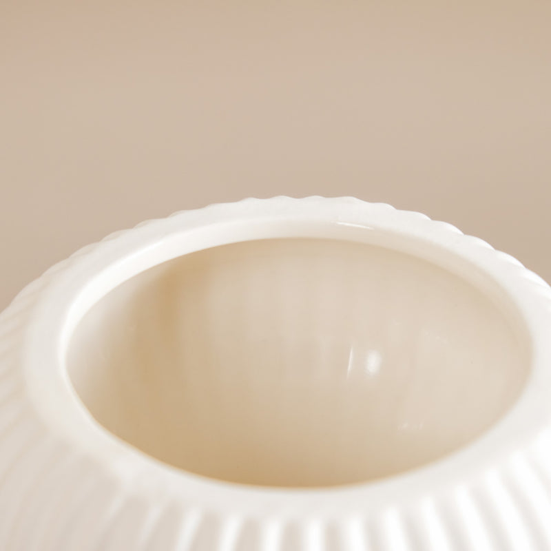 Pleated Flower Vase For Room Decor