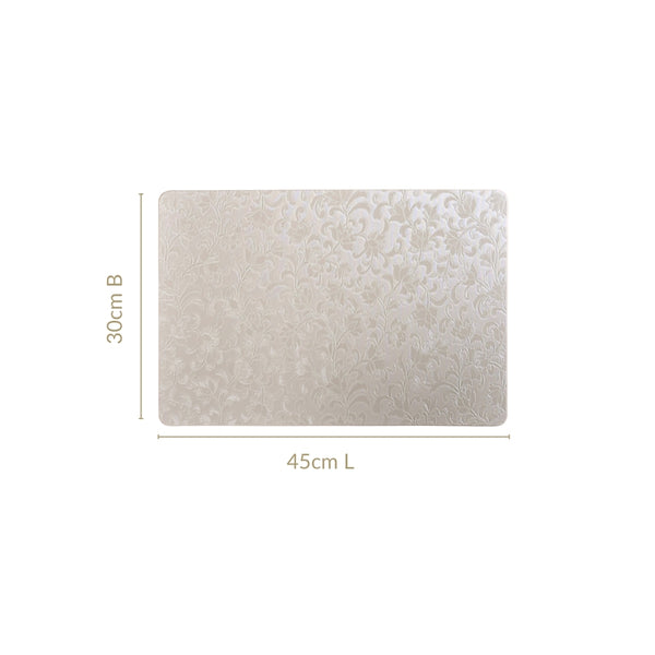 White Flower Placemat Set Of 6