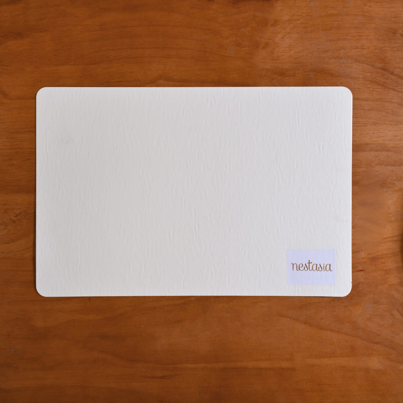 White Flower Placemat Set Of 6