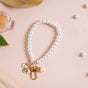 White Pearl Keychain With Lobster Clasp