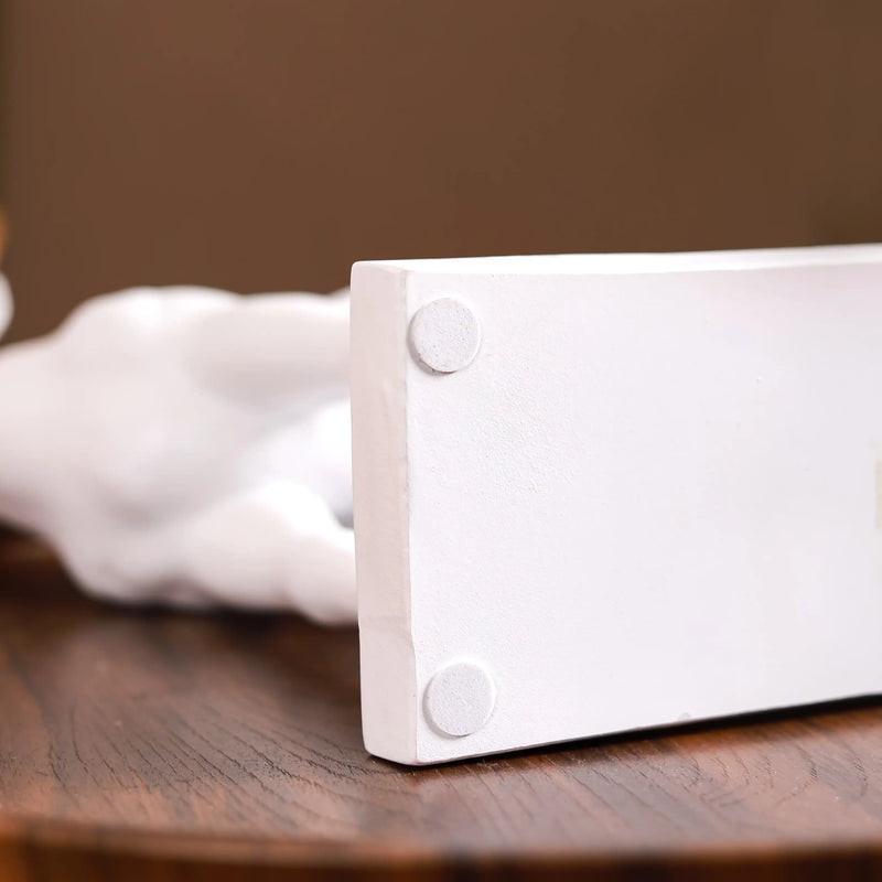 Snow Reindeer Showpiece White