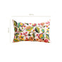 Wildflower Waltz Cotton Canvas Embroidered Cushion Cover 50x30cm