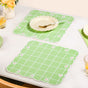 Scallop Embroidered Pure Cotton Table Mat Set Of 6