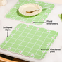 Scallop Embroidered Pure Cotton Table Mat Set Of 6