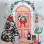 Winter Wonderland Embroidered Cushion Cover 40x40cm