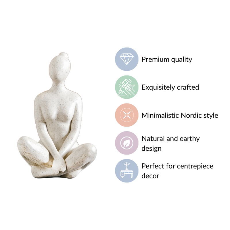 Sitting Woman Showpiece