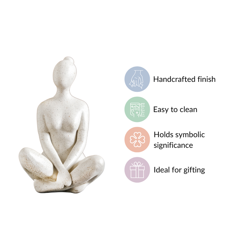 Sitting Woman Showpiece