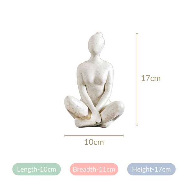 Sitting Woman Showpiece