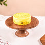 Natural Acacia Wood Beaded Cake Stand