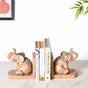 Engraved Elephants Bookends For Home Decor