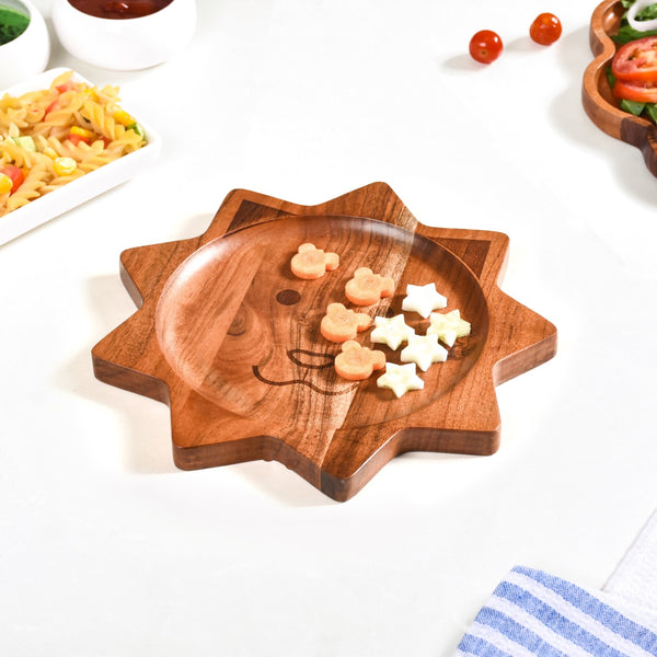 Lion Shaped Wooden Platter