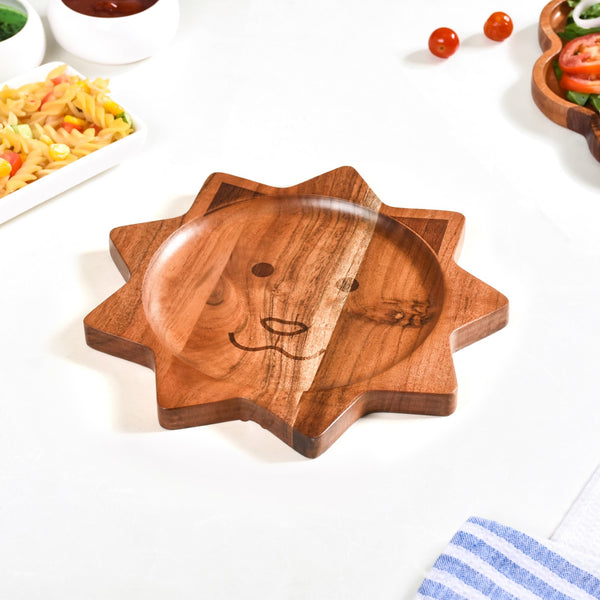 Lion Shaped Wooden Platter