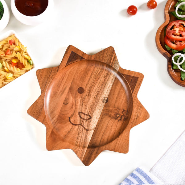 Lion Shaped Wooden Platter