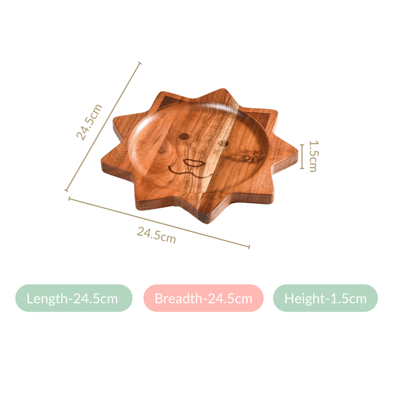 Sunny Side Up Wooden Platter