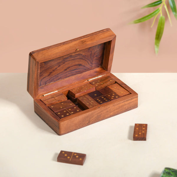 Handcrafted Wooden Domino Game