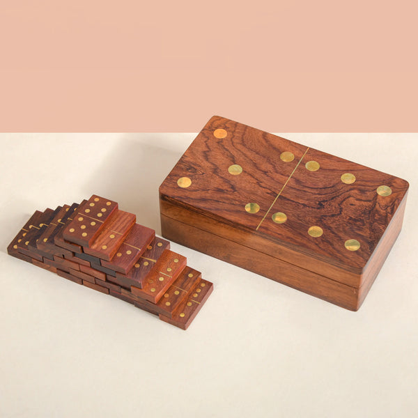 Handcrafted Wooden Domino Game