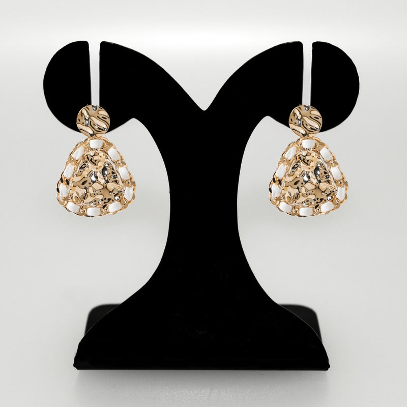 Woven Hammered Danglers