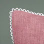 Woven Rosé Cotton Cushion Cover Pair