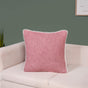 Woven Rosé Cotton Cushion Cover Pair