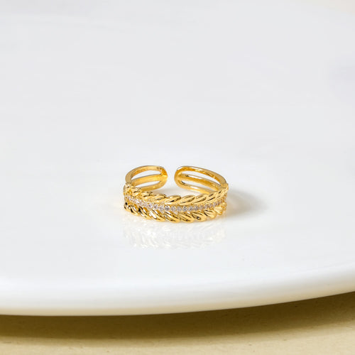 Wreath Of Gold Statement Ring
