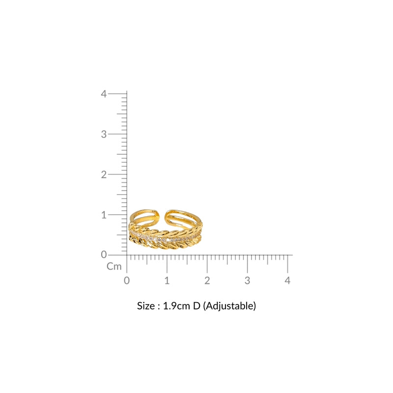 Wreath Of Gold Statement Ring