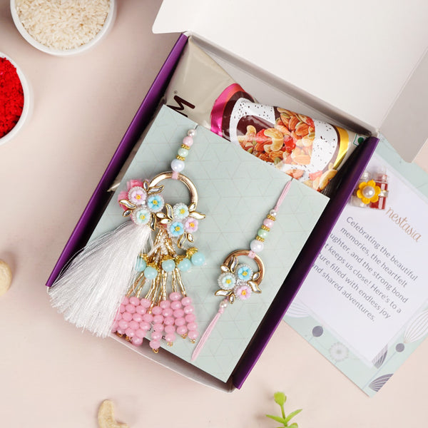 Wreath Of Love Rakhi Lumba Set