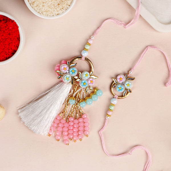 Wreath Of Love Rakhi Lumba Set