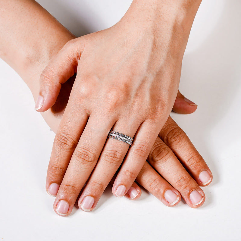Wreath Of Silver Statement Ring