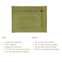 Green Velvet Table Mat Set Of 6