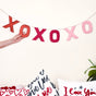 XOXO Bunting For Wall Decoration Multicolour 78 Inch