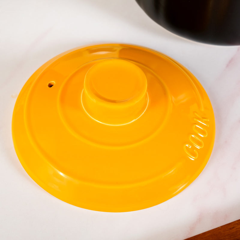 Yellow Lid Ceramic Pot 3700ml