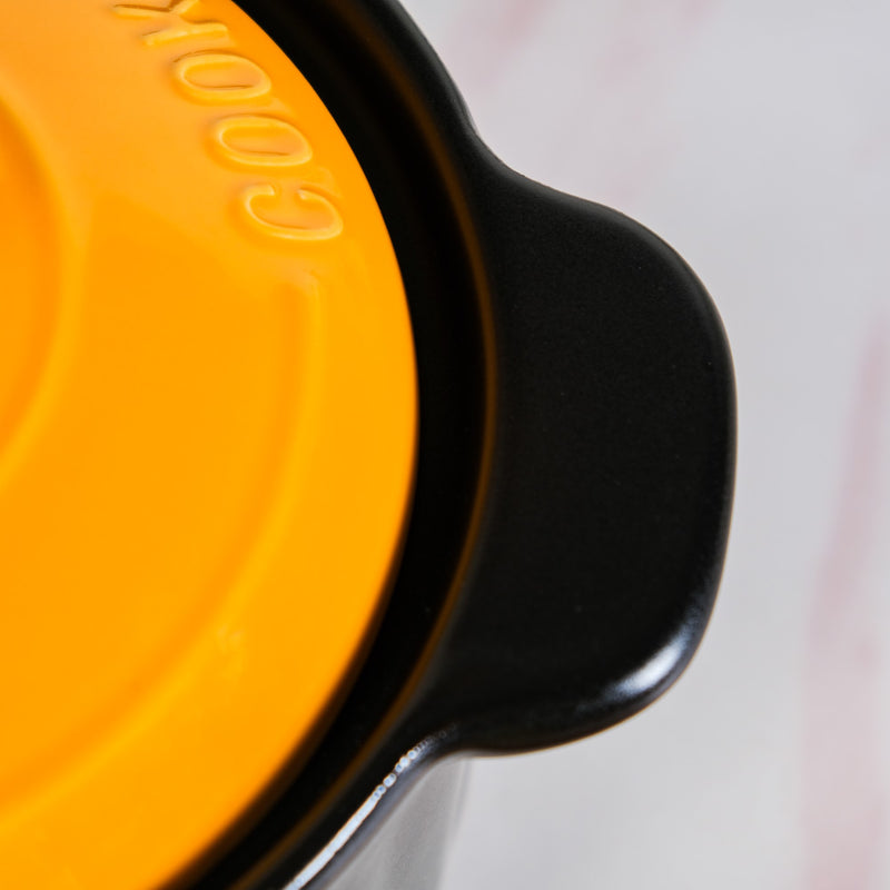 Yellow Lid Ceramic Pot 3700ml